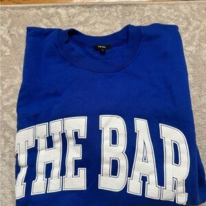 The Bar Blue Sweater